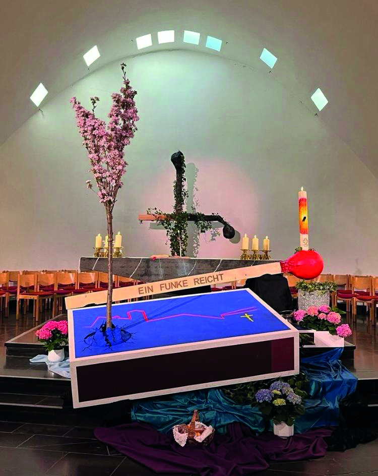 Oberkirche an Ostern 2025